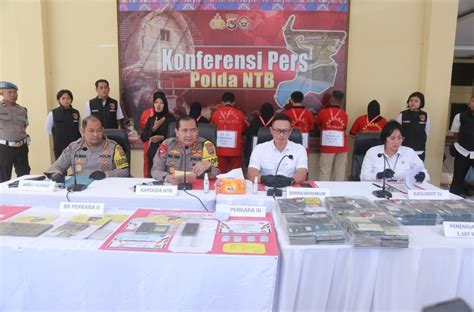 Polda NTB Berhasil Ungkap Tiga Perkara Tindak Pidana Kasus TPPO Saksi