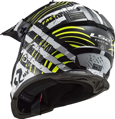 Ls Mx Fast Evo Verve Offroad Helmet Gloss White Xl Arihant