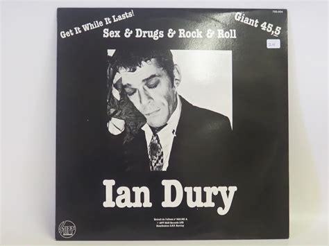 Lot 411 Ian Dury Sex Drugs Rock Roll 12 Vinyl Album