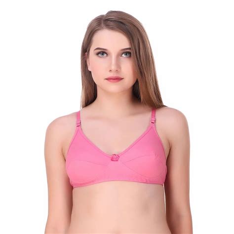 Rani Pink Ladies Cotton Bra Size 32b Plain At Rs 30 Piece In New