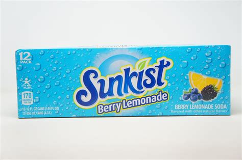 Sunkist Berry Lemonade Soda 12 Oz 12 Pack Ebay