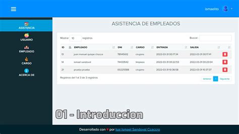 Introducci N Sistema De Asistencias Con Php Y Mysql Youtube