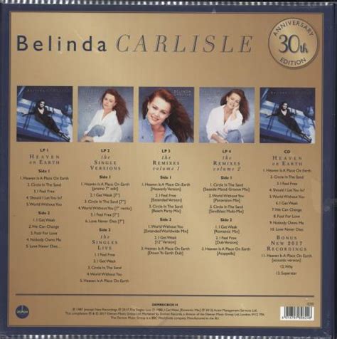 Belinda Carlisle Heaven On Earth Sealed Box UK Vinyl Box Set 730286