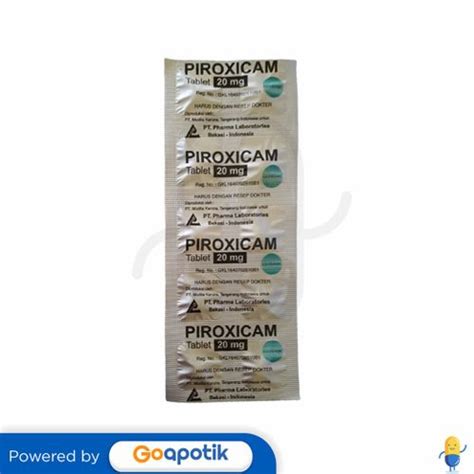 Piroxicam Pharma Mg Strip Tablet Kegunaan Efek Samping Dosis