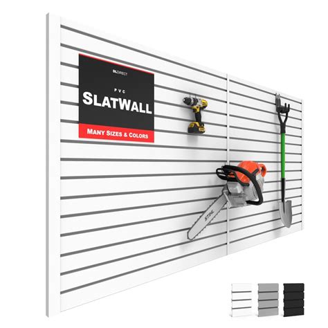 Slatwall Panel Garage Wall Organizer Heavy Duty Wall Mounted Pvc Wall