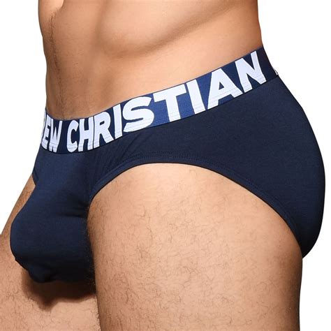 Andrew Christian Slip Almost Naked Bambou Bleu Marine INDERWEAR