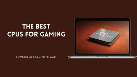 The 5 Best CPUs for Gaming You Can Buy In 2022 - Appuals.com