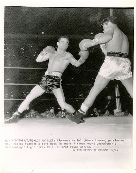 Vintage Boxing Press Gelatin Photo 1950s 1960s