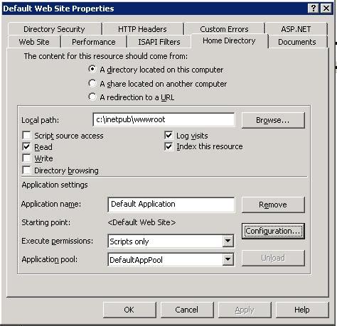 Gonzo TechNet How To Enable Server Side Includes SSI On IIS