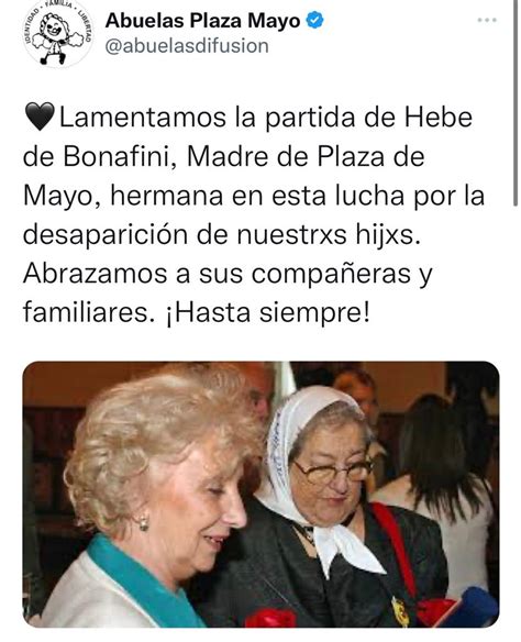 Los Mensajes De Los Pol Ticos Por La Muerte De Hebe De Bonafini