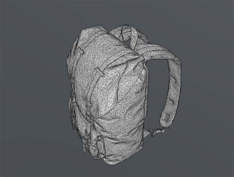 3d Model Hershel Little America Backpack Vr Ar Low Poly Cgtrader