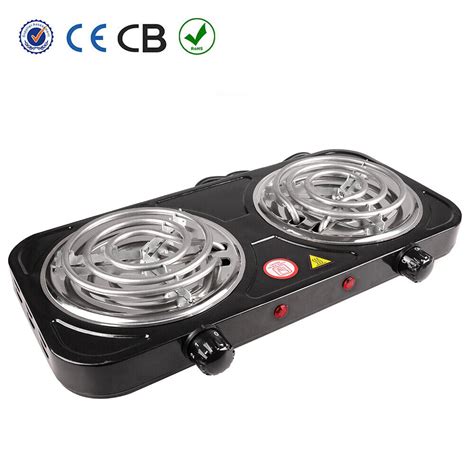 Portable Electric Dual 2 Burner Hot Plate Cooker Kitchen Rv Cooktop