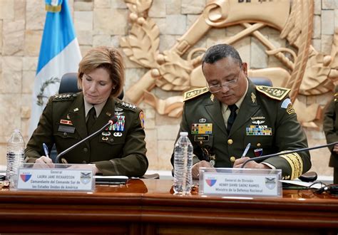 Gen Richardson Meets With Leaders In Guatemala U S Southern Command