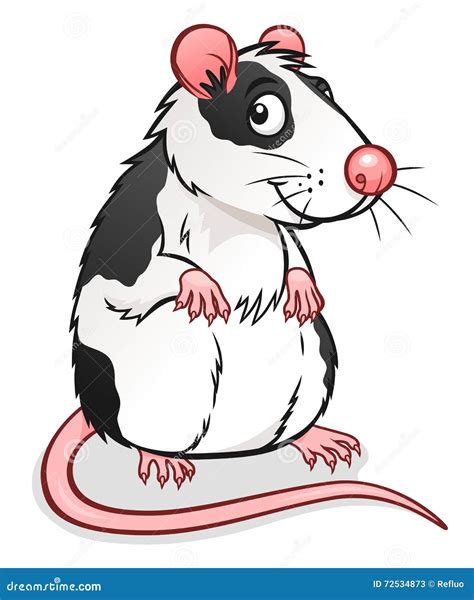 Animal De Estimação Do Rato Dos Desenhos Animados Ilustração do Vetor