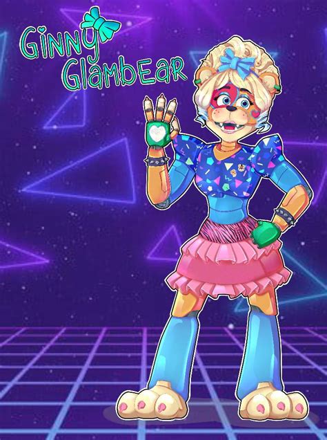 Fnaf Security Breach Oc Ginny Glambear By Ffjonesx On Deviantart