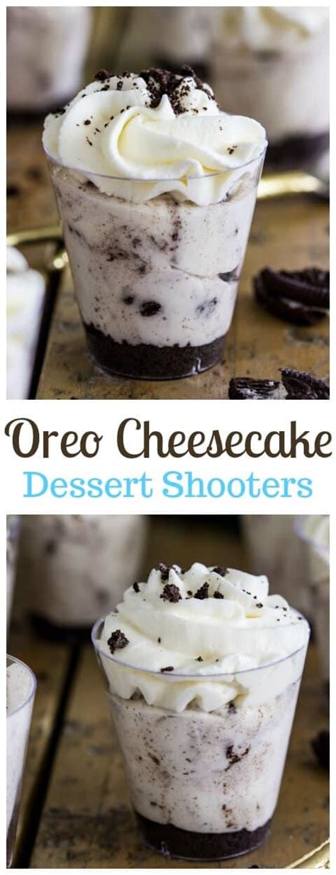 Oreo Cheesecake Dessert Shooters Sugar Spun Run