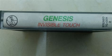 Vintage Genesis Invisible Touch Kaset Cassette Hobbies Toys Music