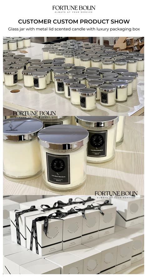 Wholesale Customized Home Decor Luxury Scented Soy Wax Candles With