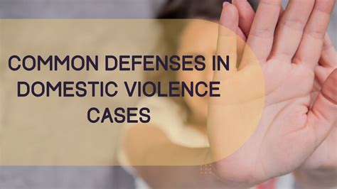 Common Defenses In Domestic Violence Cases