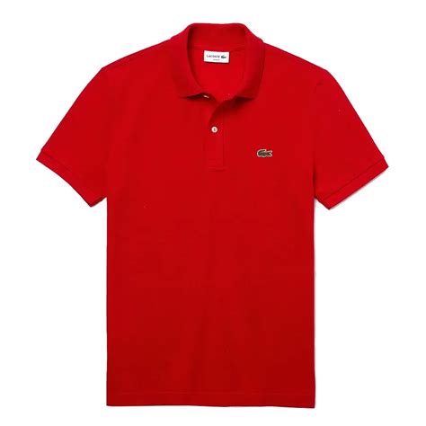 Áo Polo Nam Lacoste Mens Slim Fit Ph4012 Màu Đỏ Size 3 Vua Hàng Hiệu