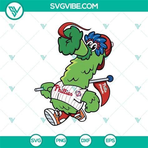 Phillie Phanatic Philadelphia Phillies Svg Png Pack Svg Vibe