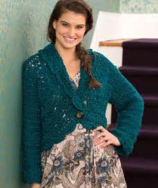 Crochet Patterns Galore Buttoned Lace Cardigan