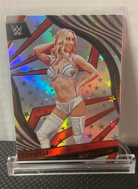 Panini Revolution Wwe Carmella Astro Parallel No Raw Ebay