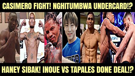 LATEST Casimero Fight Nghitumbwa Undercard Sa Laban Inoue Vs