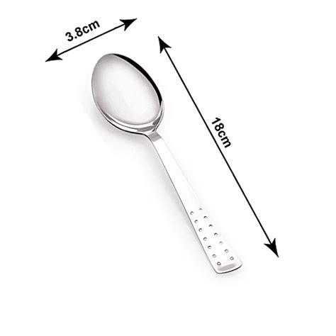 Buy Petals Stainless Steel Cm Dessert Spoon Dott For Stirring