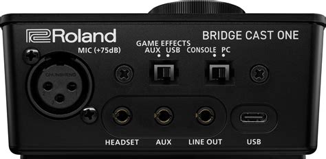 欢迎访问Roland中文网站 BRIDGE CAST ONE 双音频总线直播调音台