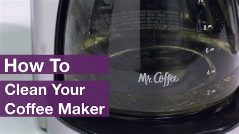 How To Clean Mr Coffee Coffee Makers Youtube