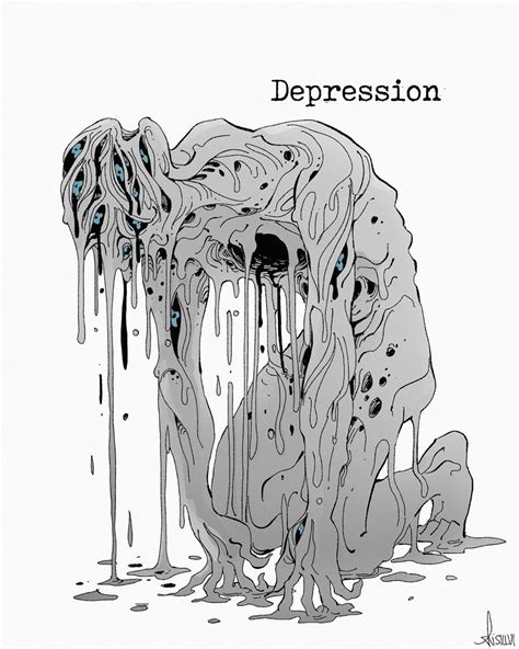 If Mental Disorders Were Creatures Depression Sillvi Digital 2019