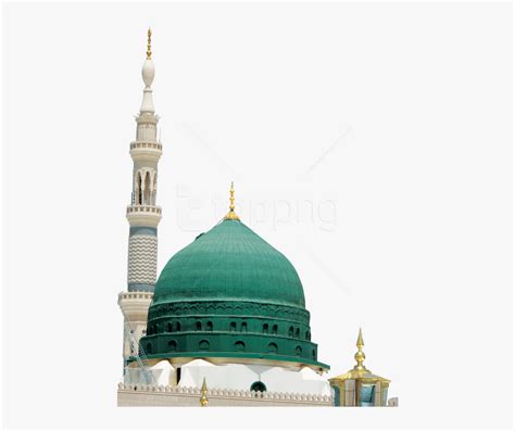 Green Dome Masjid Nabawi, HD Png Download , Transparent Png Image - PNGitem