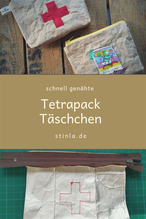 Tetrapack T Schchen Anleitung Stinla Kleine Tasche Taschen Selber