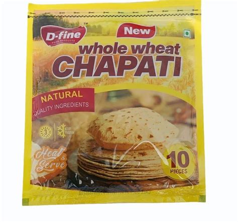 D Fine Whole Wheat Frozen Chapati 10 500 G At Rs 50 Pack In Bengaluru