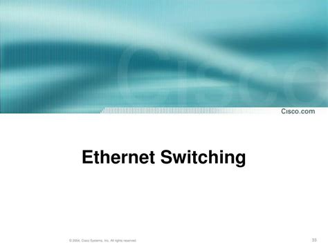 Ppt Chapter 3 Ethernet Technologies Ethernet Switching Tcpip Protocol Suite And Ip