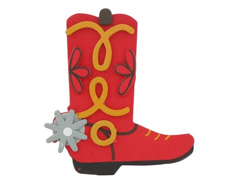 red cowboy boot clipart - Clip Art Library