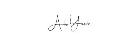 78 Abu Yaqub Name Signature Style Ideas Ideal Esignature