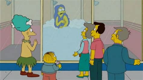 Simpson Episode Marge Takes A Shower In Public Youtube