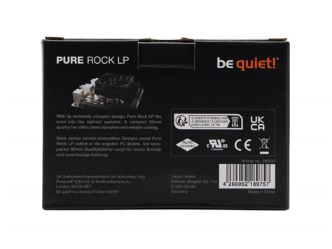 Test Be Quiet Pure Rock Lp Le Plus Petit Des Be Quiet Page