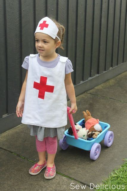 Anna Plays Nurse Kids Nurse Costume Sew Delicious Kids Nurse