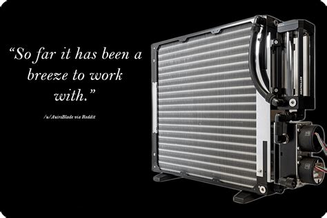 The Mo Ra3 Pc Radiator System From Watercool Massive And Beautiful