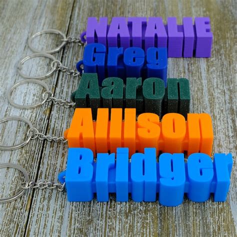 Large Keychain With Logo Etsy