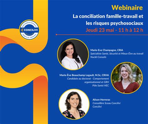 Conciliation Famille Travail Et Risques Psychosociaux