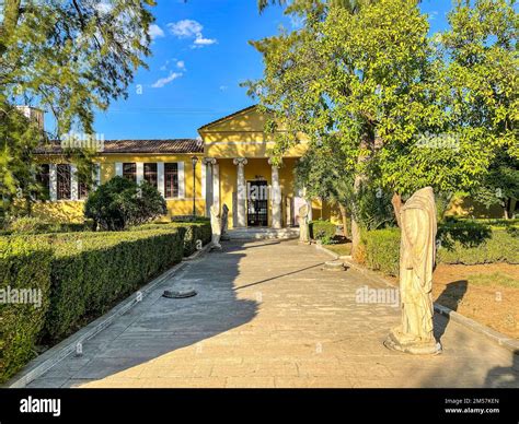 Exterior view of the Archaeological Museum of Sparta located in Sparta ...