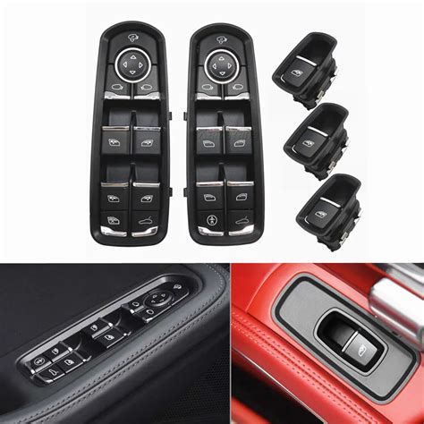 Front Door Power Window Switch Button For Porsche Cayenne Macan