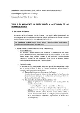 Tema El Nacimiento La Modificaci N Y La Extinci N De Las Normas