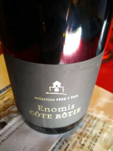 2018 Mouton Père et Fils Enomis Côte Rôtie Vivino United States