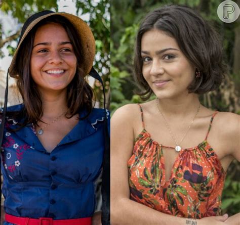 Foto Giullia Buscacio a Olívia da novela Velho Chico cortou o