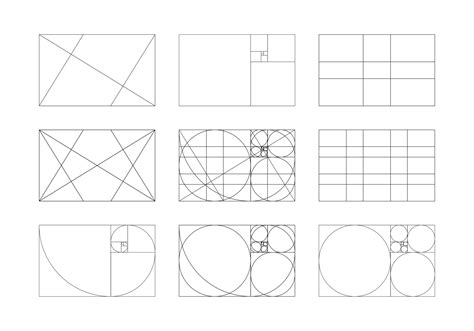 Golden Ratio Template Set Method Golden Section Fibonacci Array